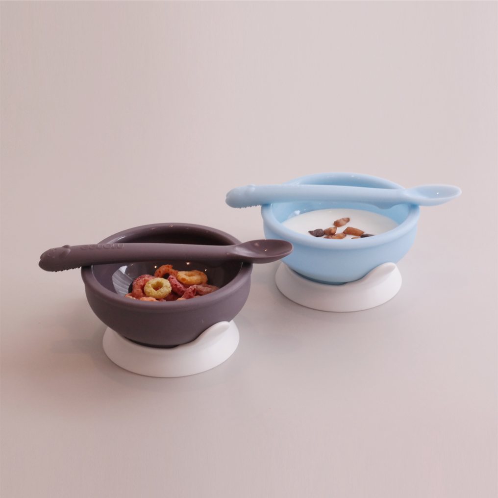 Silicone Bowl_150ml + Baby Spoon / Baby Feeding  Dishwasher oven Safe  BPA Free  Baby Utensils  BLW  Led Weaning  Toddler  Tableware  Dinnerware